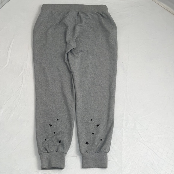 Billy T Galaxy Joggers in heather gray with black stars L - Picture 4 of 11